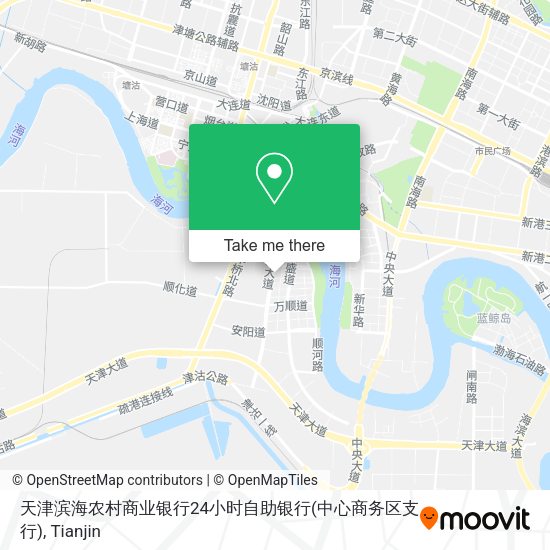 天津滨海农村商业银行24小时自助银行(中心商务区支行) map