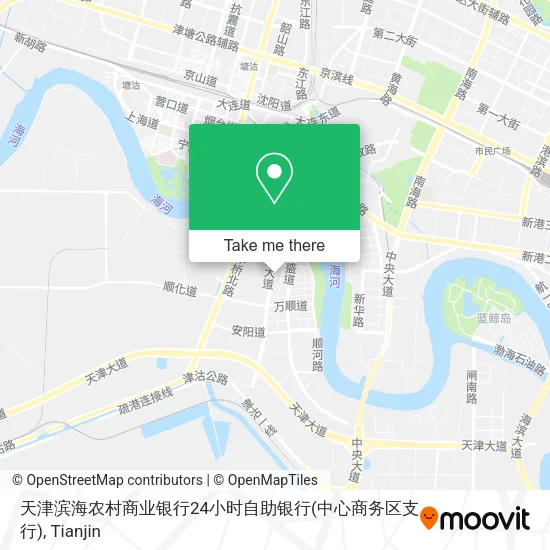 天津滨海农村商业银行24小时自助银行(中心商务区支行) map