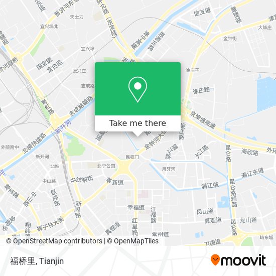 福桥里 map