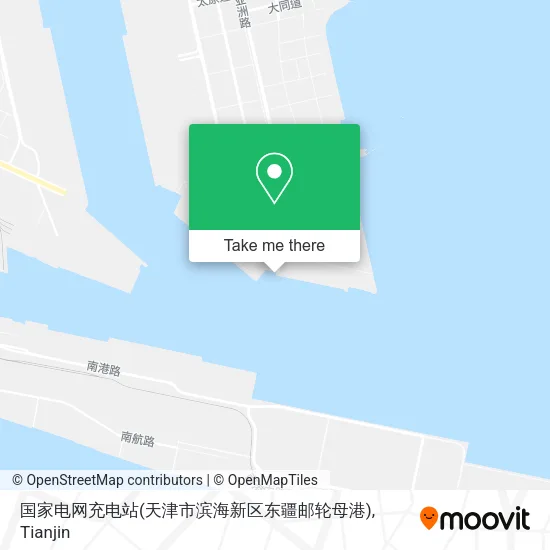 国家电网充电站(天津市滨海新区东疆邮轮母港) map