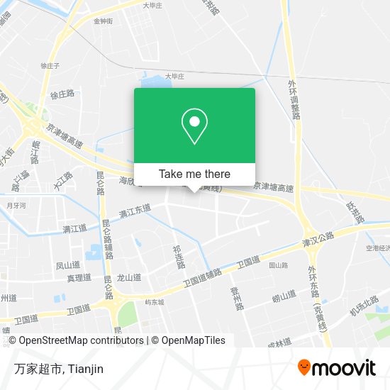 万家超市 map