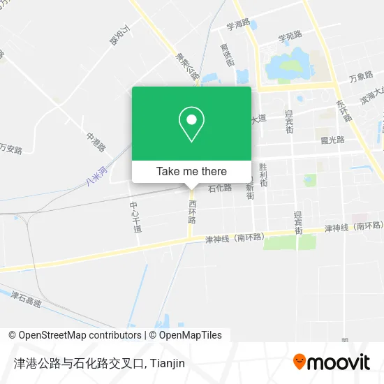 津港公路与石化路交叉口 map