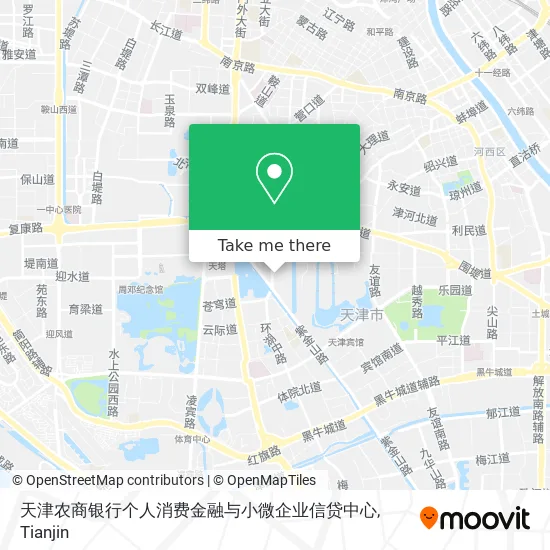 天津农商银行个人消费金融与小微企业信贷中心 map