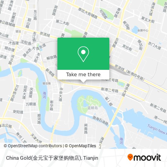 China Gold(金元宝于家堡购物店) map