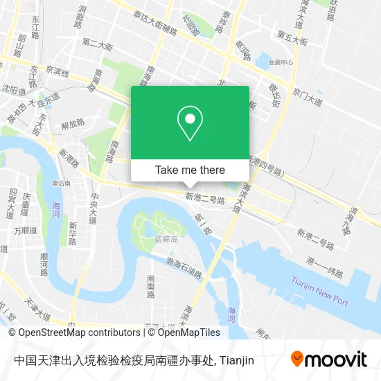 中国天津出入境检验检疫局南疆办事处 map