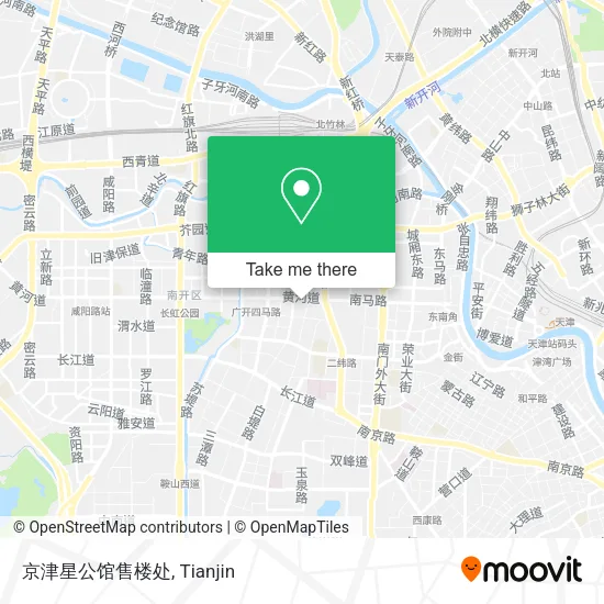 京津星公馆售楼处 map