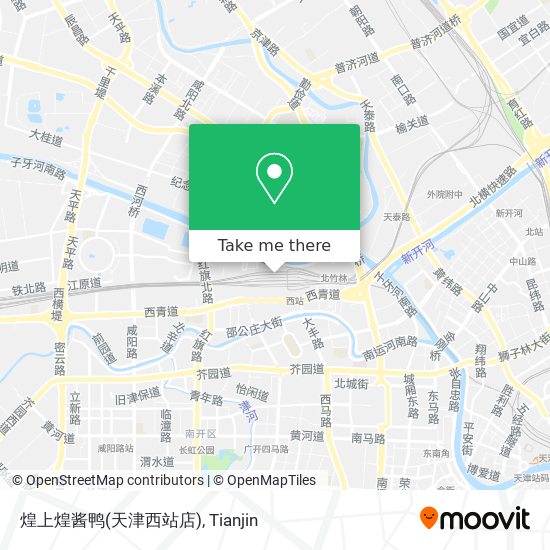 煌上煌酱鸭(天津西站店) map
