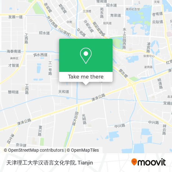 天津理工大学汉语言文化学院 map