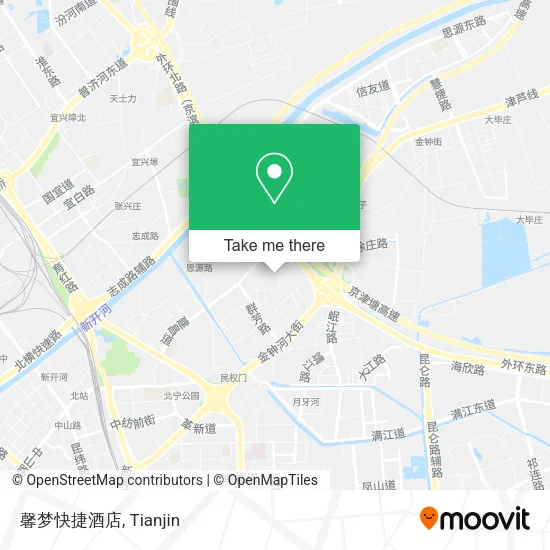 馨梦快捷酒店 map
