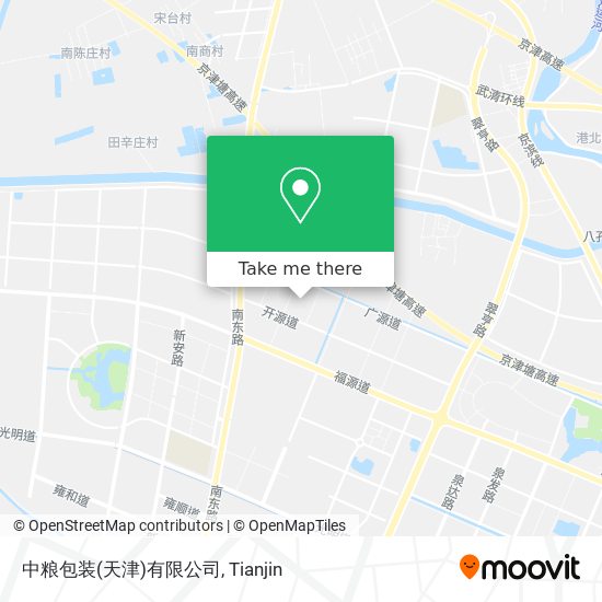 中粮包装(天津)有限公司 map