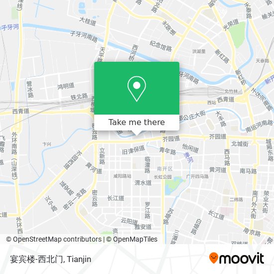 宴宾楼-西北门 map
