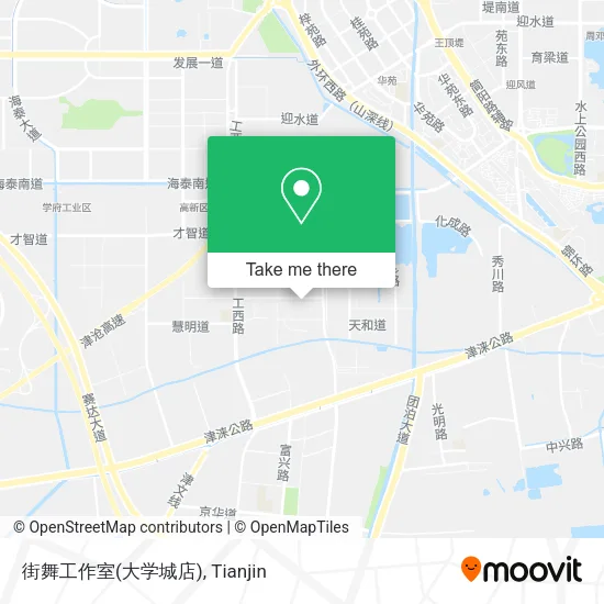 街舞工作室(大学城店) map