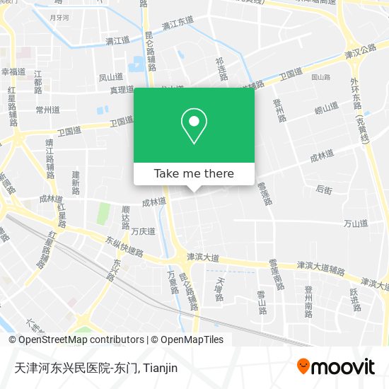 天津河东兴民医院-东门 map