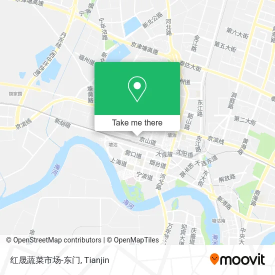 红晟蔬菜市场-东门 map