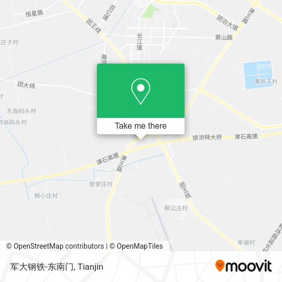 军大钢铁-东南门 map
