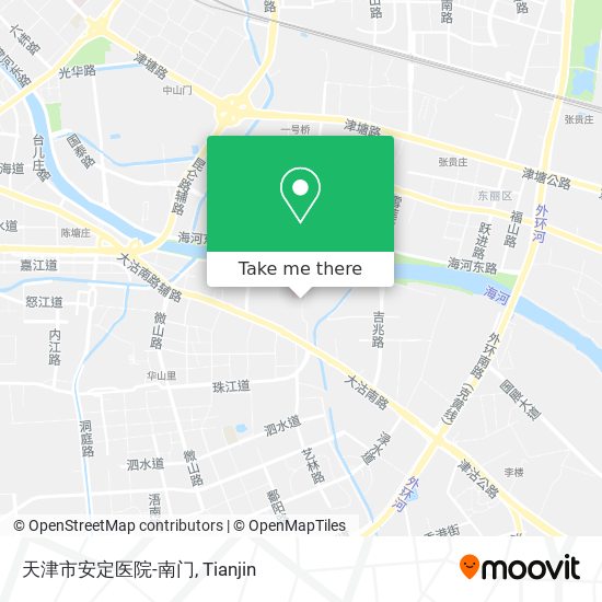 天津市安定医院-南门 map
