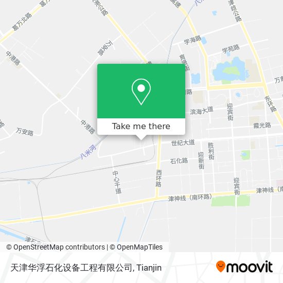 天津华浮石化设备工程有限公司 map