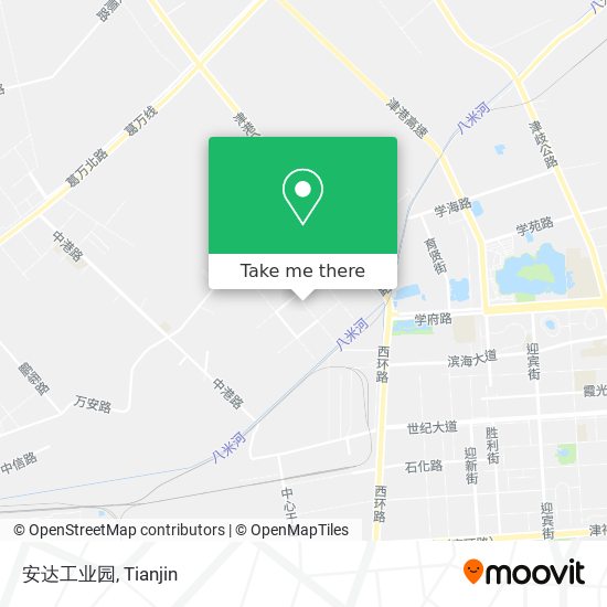 安达工业园 map