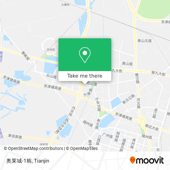 奥莱城-1栋 map