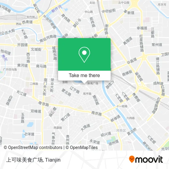 上可味美食广场 map