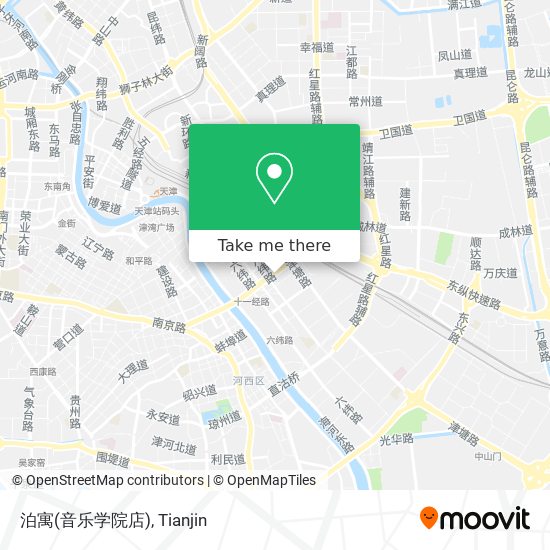 泊寓(音乐学院店) map