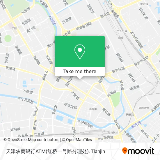 天津农商银行ATM(红桥一号路分理处) map