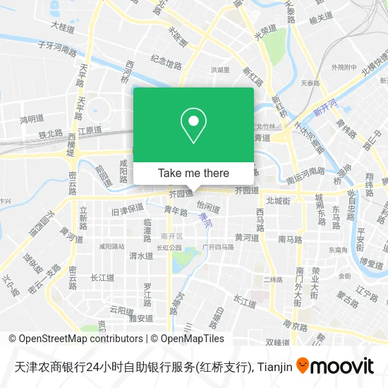 天津农商银行24小时自助银行服务(红桥支行) map