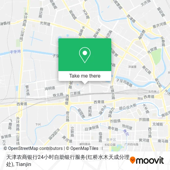 天津农商银行24小时自助银行服务(红桥水木天成分理处) map