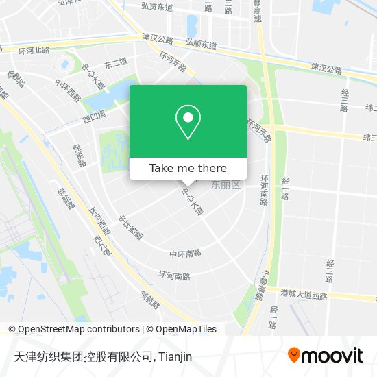 天津纺织集团控股有限公司 map
