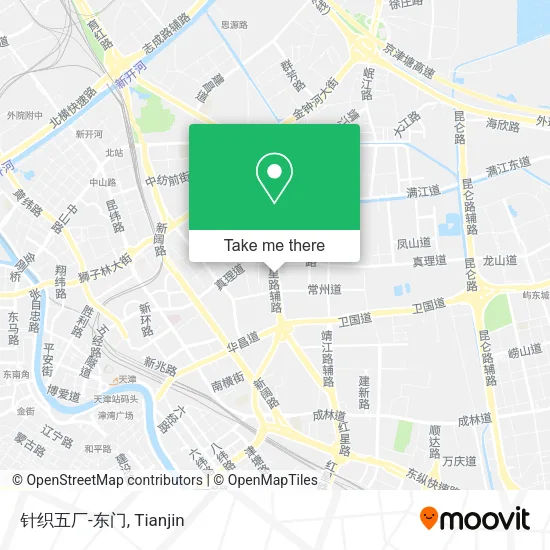 针织五厂-东门 map