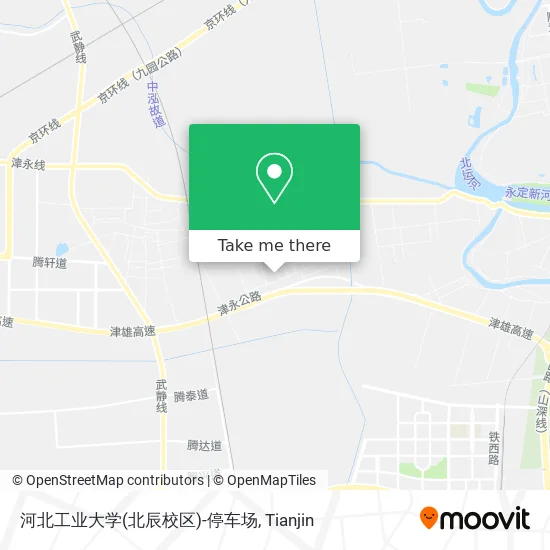 河北工业大学(北辰校区)-停车场 map