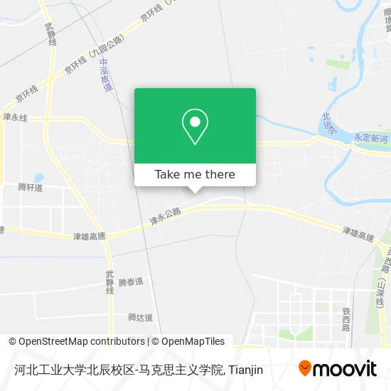 河北工业大学北辰校区-马克思主义学院 map