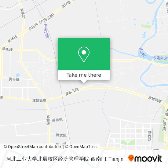 河北工业大学北辰校区经济管理学院-西南门 map