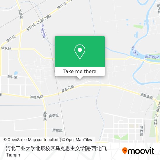河北工业大学北辰校区马克思主义学院-西北门 map