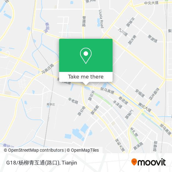 G18/杨柳青互通(路口) map