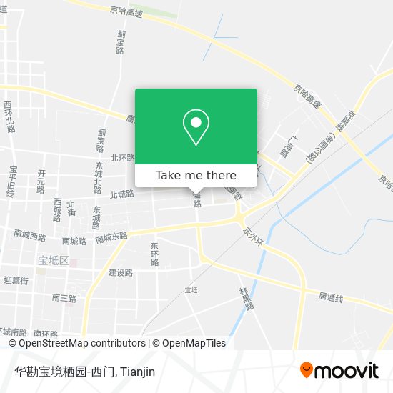 华勘宝境栖园-西门 map