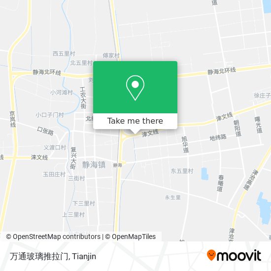 万通玻璃推拉门 map