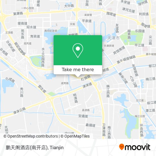 鹏天阁酒店(南开店) map