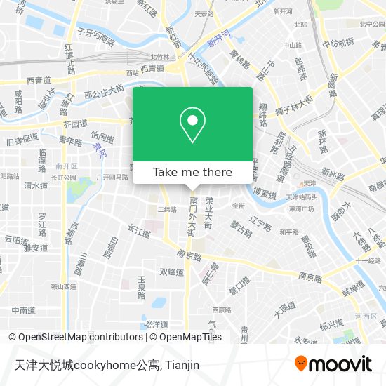 天津大悦城cookyhome公寓 map