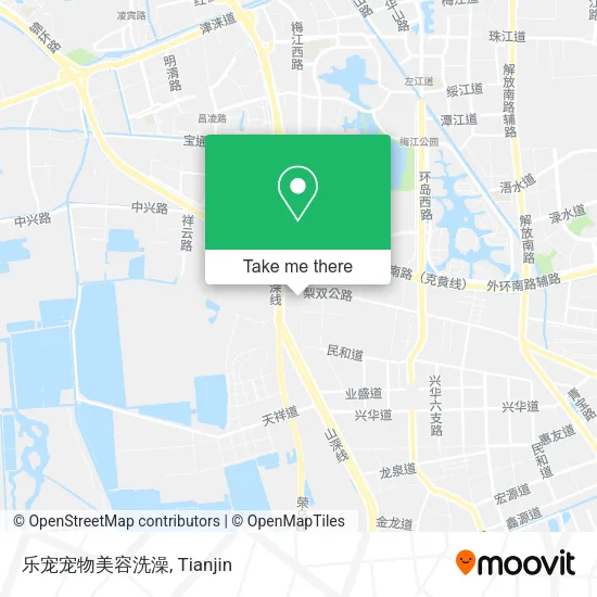乐宠宠物美容洗澡 map