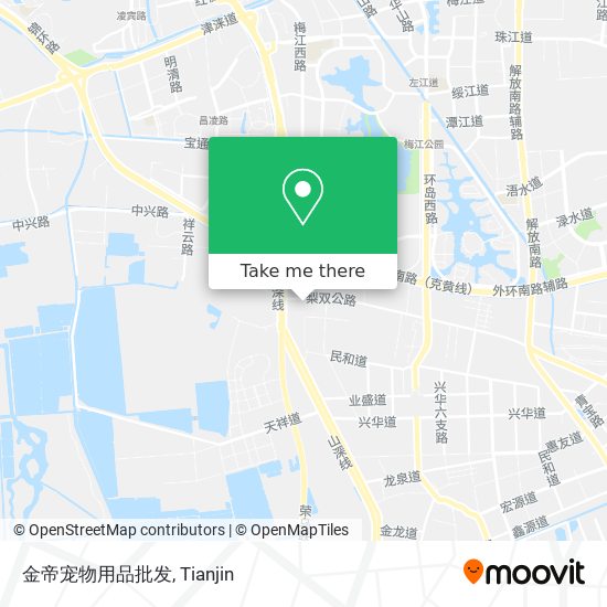 金帝宠物用品批发 map