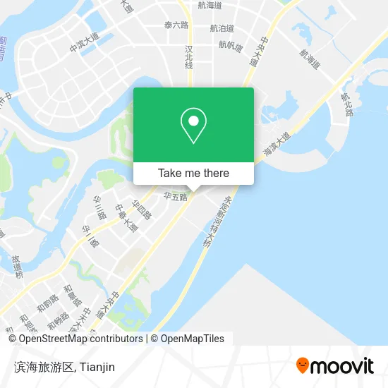 滨海旅游区 map