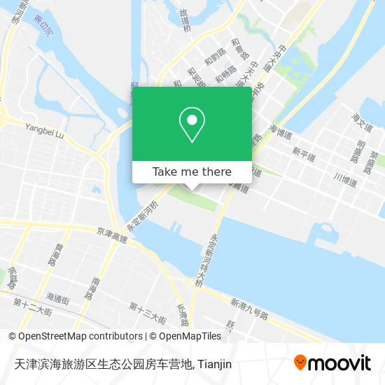 天津滨海旅游区生态公园房车营地 map