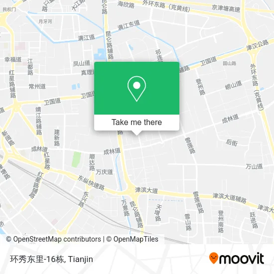 环秀东里-16栋 map