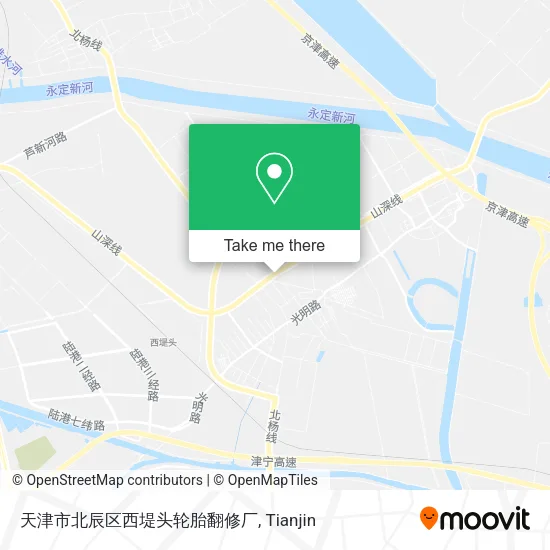 天津市北辰区西堤头轮胎翻修厂 map