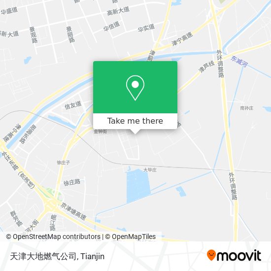 天津大地燃气公司 map