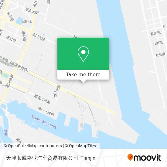 天津顺诚嘉业汽车贸易有限公司 map