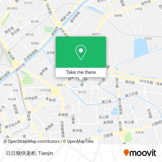 日日顺快递柜 map