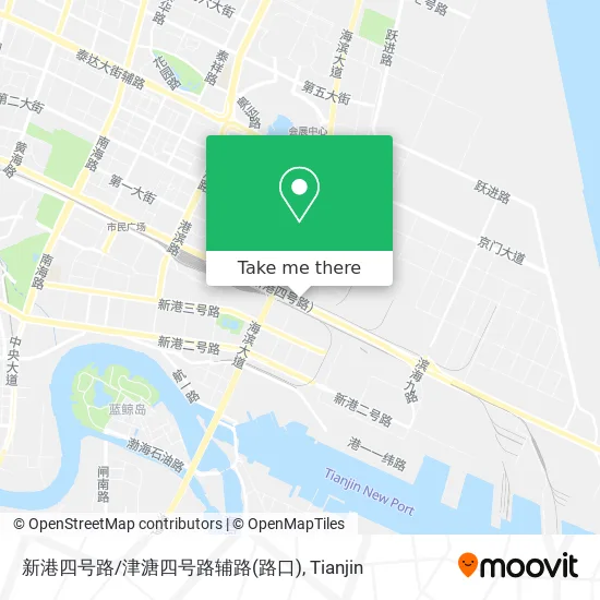 新港四号路/津溏四号路辅路(路口) map