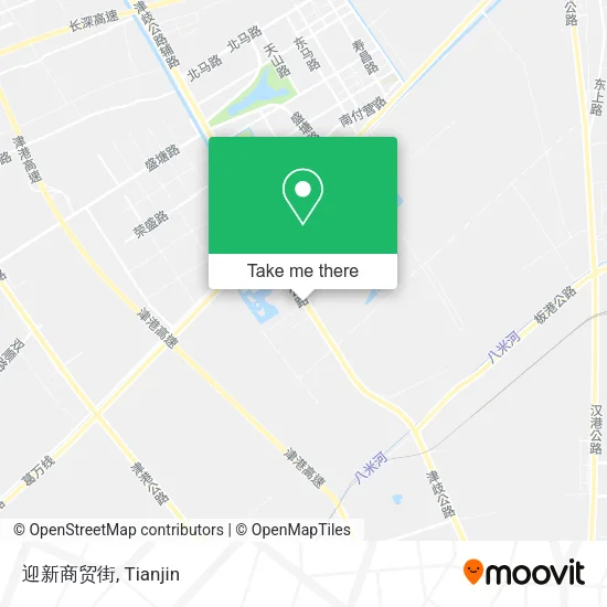 迎新商贸街 map